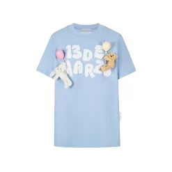 13De Marzo Float Cloud Balloon T-Shirt Blue