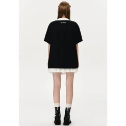 13De Marzo Float Cloud Balloon T-Shirt Black