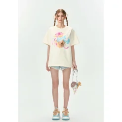 13De Marzo Gift Box Bear T-Shirt Beige