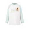 13De Marzo Gradient Bear Logo L/S Raglan T-Shirt Green