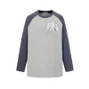 13De Marzo Gradient Bear Logo L/S Raglan T-Shirt Navy Blue