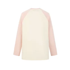 13De Marzo Gradient Bear Logo L/S Raglan T-Shirt Pink