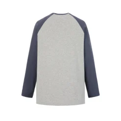 13De Marzo Gradient Bear Logo L/S Raglan T-Shirt Navy Blue
