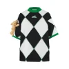 13De Marzo Hemming Diamond Checked T-Shirt Black