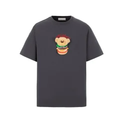 13De Marzo Layered Hamburger T-Shirt Dark Grey