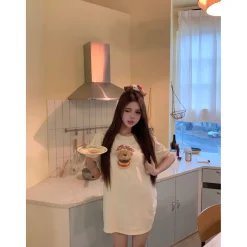 13De Marzo Layered Hamburger T-Shirt Beige