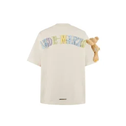 13De Marzo Macaron Logo T-Shirt Beige