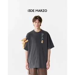 13De Marzo Macaron Logo T-Shirt Grey