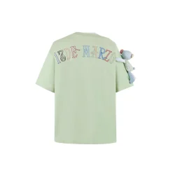 13De Marzo Malposition Collar Logo Tee Green