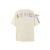 13De Marzo Malposition Collar Logo Tee Beige