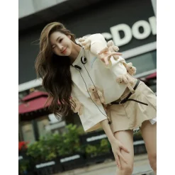 13De Marzo Mini Bear Doozoo Tee Beige