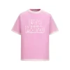 13De Marzo Outline Sketch Logo T-Shirt Pink