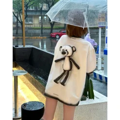 13De Marzo Outline Sketch Logo T-Shirt White