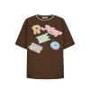 13De Marzo Plush Badges Velcro T-Shirt Brown
