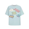 13De Marzo Plush Badges Velcro T-Shirt Blue
