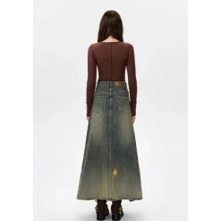 13De Marzo Plush Bear Hollow Out Slim-Fit Top Brown