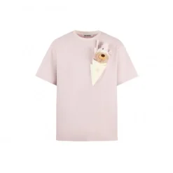 13De Marzo Plush Ice Cream Toy T-Shirt Pink