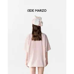 13De Marzo Plush Ice Cream Toy T-Shirt Pink