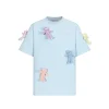 13De Marzo Plush Rainbow Bears T-Shirt Blue