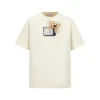 13De Marzo Plush TV Bear T-Shirt Cream