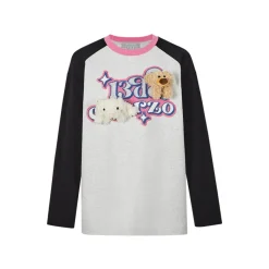 13De Marzo Star Printed Star Logo L/S T-Shirt Gray