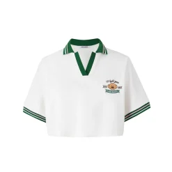 13De Marzo Vintage Tennis Top White