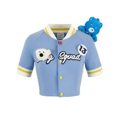 13De Marzo X Care Bears Hug Squad Baseball Top Blue