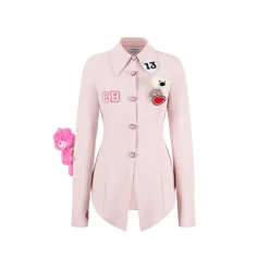 13De Marzo X Care Bears Plush Toy Slim Shirt Pink