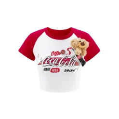 13De Marzo X Coca-Cola Bear Logo Top White