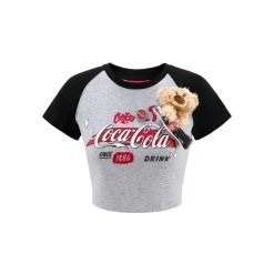 13De Marzo X Coca-Cola Bear Logo Top Grey