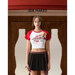 13De Marzo X Coca-Cola Bear Logo Top White