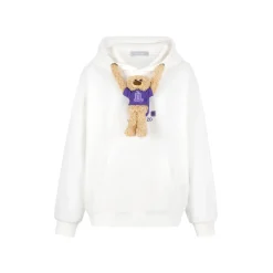 13De Marzo X D.Desirable Bear Hoodie White