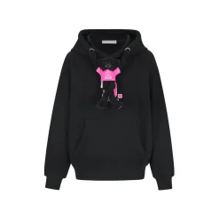 13De Marzo X D.Desirable Bear Hoodie Black