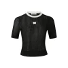 Eimismosol Lightweight Sparkly Silk Knit Top  Black