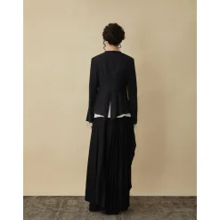 Elywood Black And White Floating Layers Suit