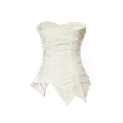 Elywood Gauze Brassiere Top White