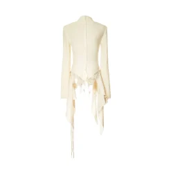 Elywood Lace Patchwork Top White