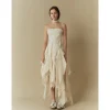 Elywood Texture Tube Top White