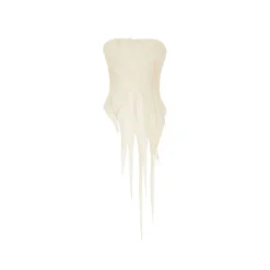 Elywood Texture Tube Top White