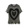 Fordare Destroy Devil Heart Knit Top