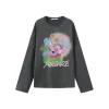 Fordare Fortune Pig Printed Washed Top