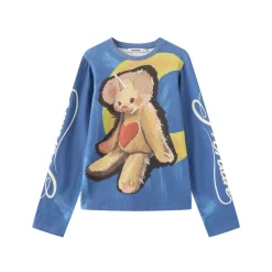 FORDARE Printed Unicorn Bear L/S T-Shirt Blue