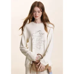 Kroche Lace Patchwork Christmas Tree Embroidery Brushed Top