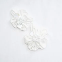 Kroche Mini Beaded Floral T-Shirt White