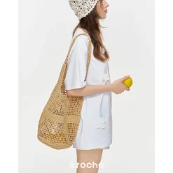 Kroche Mini Beaded Floral T-Shirt White