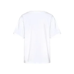 Kroche Mini Beaded Floral T-Shirt White