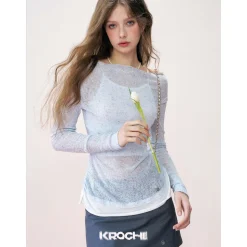 Kroche Super-Soft Fake-2-Piece Cotton Top