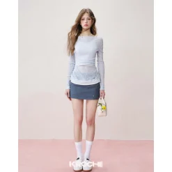 Kroche Super-Soft Fake-2-Piece Cotton Top