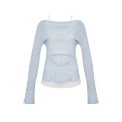 Kroche Super-Soft Fake-2-Piece Cotton Top