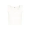 Liilou Cleanfit Square Neck Knit Vest White